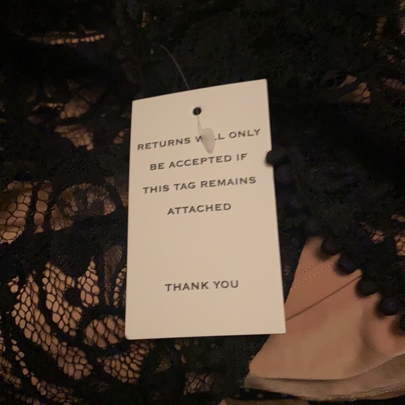 NWT For Love and Lemons Black Emorie Mini Dress - Picture 9 of 12